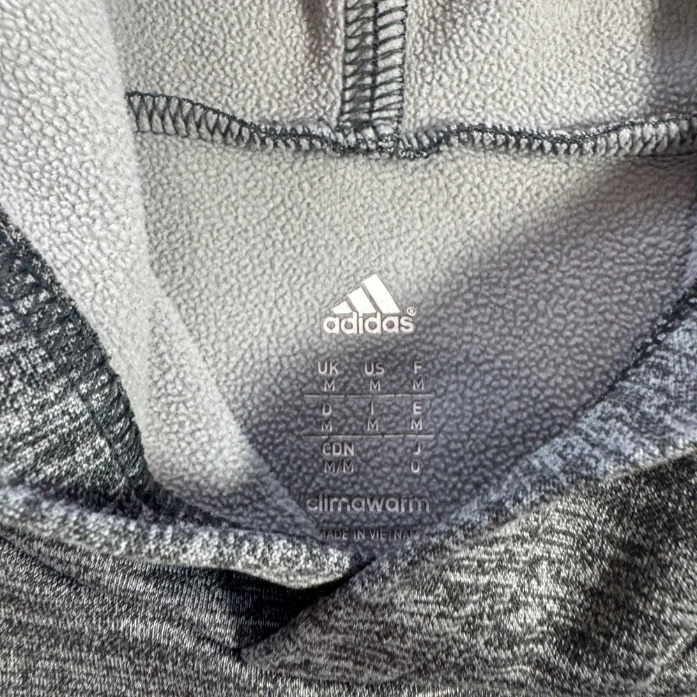 Adidas Herriman Football Climawarm Hoodie Mens Medium Grey Heather Pullover Utah